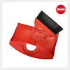 A red dustpan and brush set is shown against a white background. Produktbild-Vorschau