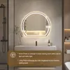 Miroir de salle de bain LED avec éclairage, variateur Voir les images du produit 3
