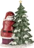 Clayre & Eef Figur Weihnachtsmann 16x13x22 cm Rot Grün Produktbild-Vorschau 5