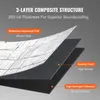 A diagram illustrating the 3-layer composite structure of soundproofing material. Produktbild-Vorschau