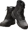 A pair of black tactical boots are shown against a white background. Produktbild-Vorschau