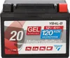 Cartec Gel Motorradbatterie YB4L-B 4Ah 120A Produktbild-Vorschau 2