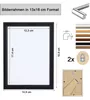 3er 5er Set Holz Bilderrahmen Foto Rahmen Holzrahmen Produktbild-Vorschau 7