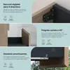 doporro Meuble de Salle de Bain Suspendu Chêne Clair Voir les images du produit 6