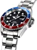 Alienwork Armbanduhr Herren Damen Silber Edelstahl Produktbild-Vorschau 3