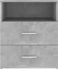 vidaXL Noční stolky 2 ks. Betonově šedé 50x32x60cm Náhled obrázku produktu 6