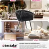 tectake® Set jídelní židle Astano čalouněná, se sametovým Náhled obrázku produktu 10