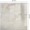 A square glass panel with a marble-like pattern, with dimensions indicated. Produktbild-Vorschau