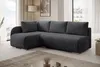Ecksofa L-Form links Dunkelgrau – Modernes Schlafsofa mit Produktbild-Vorschau 1