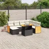 The Living Store 8-tlg. Garten-Sofagarnitur mit Kissen Produktbild-Vorschau 2
