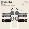 Marketing image showcasing door handles and related components with feature descriptions. Produktbild-Vorschau