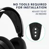kwmobile Ersatz Bügelpolster kompatibel mit SteelSeries Produktbild-Vorschau 4