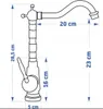 Rubinetto da Lavabo Bona Old Gold High Anteprima dell’immagine prodotto 11