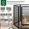 Yaheetech 12-teilig Welpenauslauf 120cm H Welpenlaufstall Produktbild-Vorschau 4