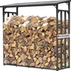 Metall Kaminholzregal Außen 185 x 70 x 185 cm, Pro - 40 mm Produktbild-Vorschau 1