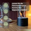 Orakl® - Runder Tischkamin Cinder weiß - mit Edelstahl Produktbild-Vorschau 7
