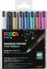 POSCA Marker UNI PC-1MR 8er Set Metallic Voir les images du produit 1