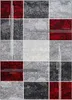 TT Home Teppich  Karo Design Modern Wohnzimmerteppich Grau Produktbild-Vorschau 5