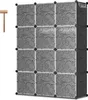Clanmacy Armoire à vêtements DIY Armoire à chaussures avec Voir les images du produit 1