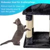 NYVI Katzen Kratzbaum Trient 85 cm groß anthrazit - Deluxe Produktbild-Vorschau 4