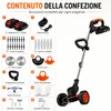 Tagliabordi a Batteria 21V 1200W, 2×2,0Ah, 18.000 giri/min, Anteprima dell’immagine prodotto 8