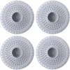 Abflusssieb Silikon 4er Set, Haarf채nger mit Saugn채pfen f체r Produktbild-Vorschau 1