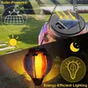 LED Solar Laterne Heißluftballon Windlicht aus buntem Produktbild-Vorschau 3