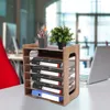 7 přihrádek na dokumenty Dřevěný kancelářský organizátor Náhled obrázku produktu 7