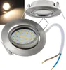 LED Einbauleuchte, 3W, 370lm, Ø71mm, Edelstahl, flach, Produktbild-Vorschau 1