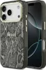 A close-up of an iPhone case with a python pattern and the Guess logo. Voir les images du produit