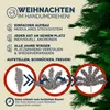 CASARIA® Weihnachtsbaum künstlich 140 cm Edeltanne-MIX Produktbild-Vorschau 4