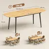HOMCOM Esstisch Ausziehbar 160-200 x 80 cm Esszimmertisch Produktbild-Vorschau 3