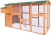 vidaXL Poulailler en bois 295x163x170 cm Voir les images du produit 1