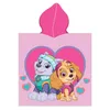 Paw Patrol Kinder Kapuzen Bade-Poncho Girl's Rosa 60x120 cm Produktbild-Vorschau 3