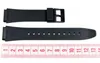 Casio Collection Uhrenarmband 19mm | Resin Schwarz AW-49HE Produktbild-Vorschau 3