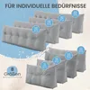 ELONEO Rückenkissen 70 cm breit, Keilkissen für Bett und Produktbild-Vorschau 3