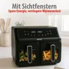 alpina Double Airfryer XXL - Air Fryer 2 Kammern von 4L - Produktbild-Vorschau 8