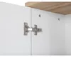 Mobile Bagno Alto 60 Cm Bianco Lucido Moderno 3 Ante Anteprima dell’immagine prodotto 4