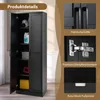 COSTWAY, kuchyňská skříň s 5 policemi, výška 178 cm, vysoká Náhled obrázku produktu 7