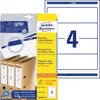 Etichette universali 192x61 bianco Anteprima dell’immagine prodotto 1