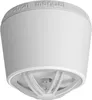 A white smoke detector with a ribbed bottom section is shown against a white background. Produktbild-Vorschau