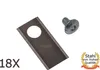 18 X 3,9 CM lame in acciaio inox per Honda Miimo HRM 300 Anteprima dell’immagine prodotto 1