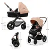 KINDERKRAFT Poussette combinée Moov 2 Air 3in1 Sand Beige Voir les images du produit 19