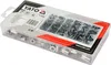 A clear, well-lit studio shot of a YATO brand rivet nut assortment kit in its original packaging. Anteprima dell’immagine prodotto