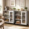 KOMFOTTEU, mobiletto contenitore in legno, credenza con 3 Anteprima dell’immagine prodotto 8