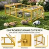 ALIGHTUP Hasenstall Kaninchenstall 190x90x48cm mit Produktbild-Vorschau 2
