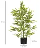 HOMCOM Künstlicher Bambus groß 90 cm Kunstpflanze im Topf Produktbild-Vorschau 3