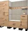 Garderobe ARTIN Set 1 mit gepolsterten Paneelen Industrial Produktbild-Vorschau 1