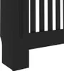 vidaXL Heizkörperverkleidung Schwarz 112x19x81,5 cm Produktbild-Vorschau 10