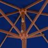 vidaXL Parasol z drewnianym drążkiem 270 cm niebieski Podgląd zdjęcia produktu 4